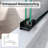 56"-60"W*60" H Semi-Frameless Double Sliding Shower Door, Bypass Shower Door, 1/4" (6Mm) Thick SGCC Tempered Glass Door, Matte Black-123210367