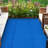 Kristofer Contemporary Solid Blue Polypropylene Area Rug-1285450517