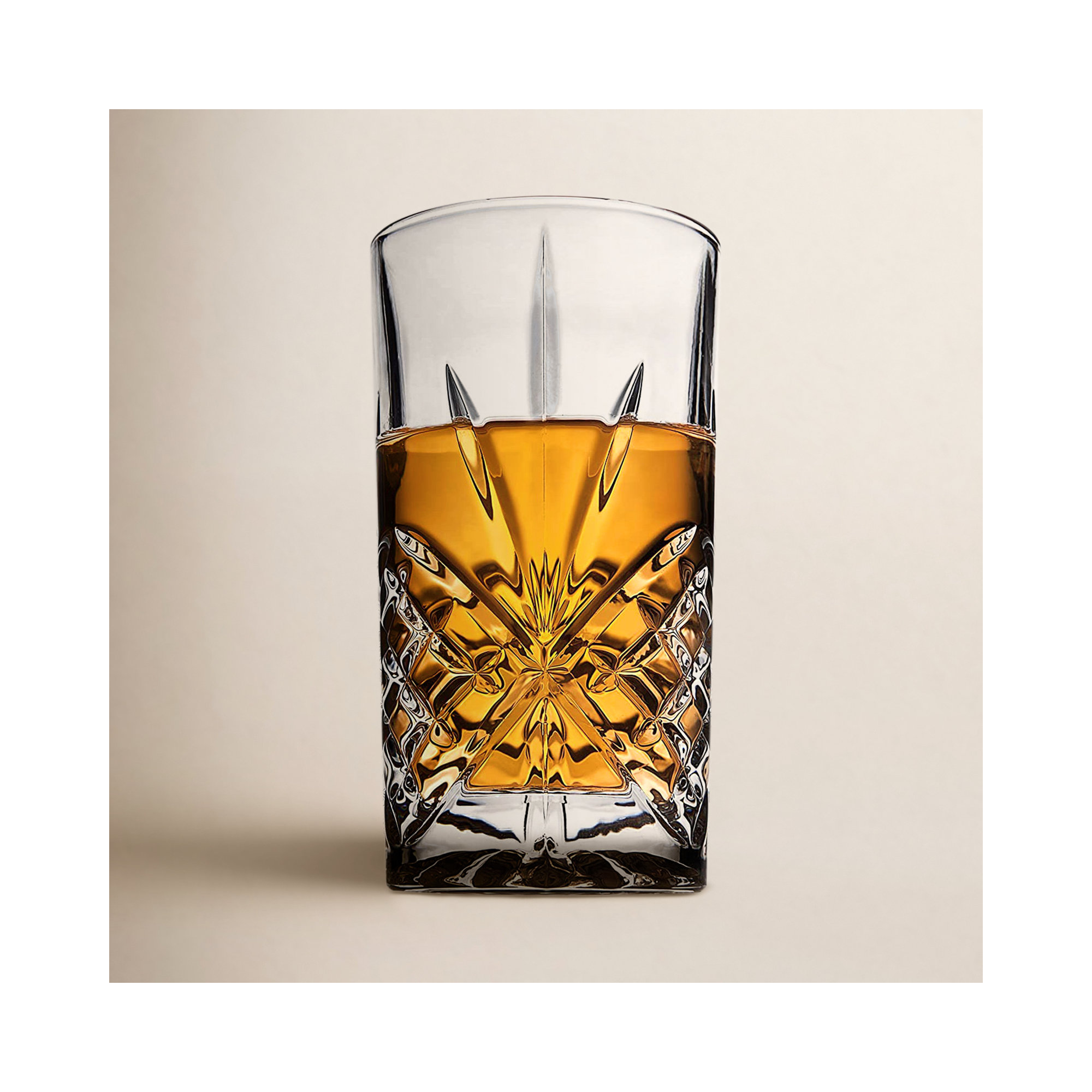 Dublin Crystal Highball Glass 12oz, Clear