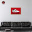 «Make It Happen Sneaker», art mural rouge de style urbain par Notoriart-102494509-102494503