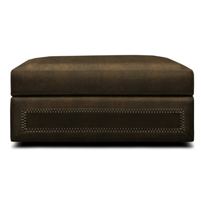 Downtown Cowboy Leather Ottoman