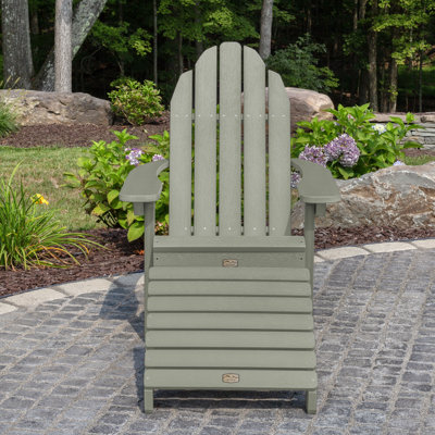 Chaise Adirondack en plastique avec repose-pieds Hinz