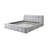 Hannah Gray Chenille Eastern King Bed