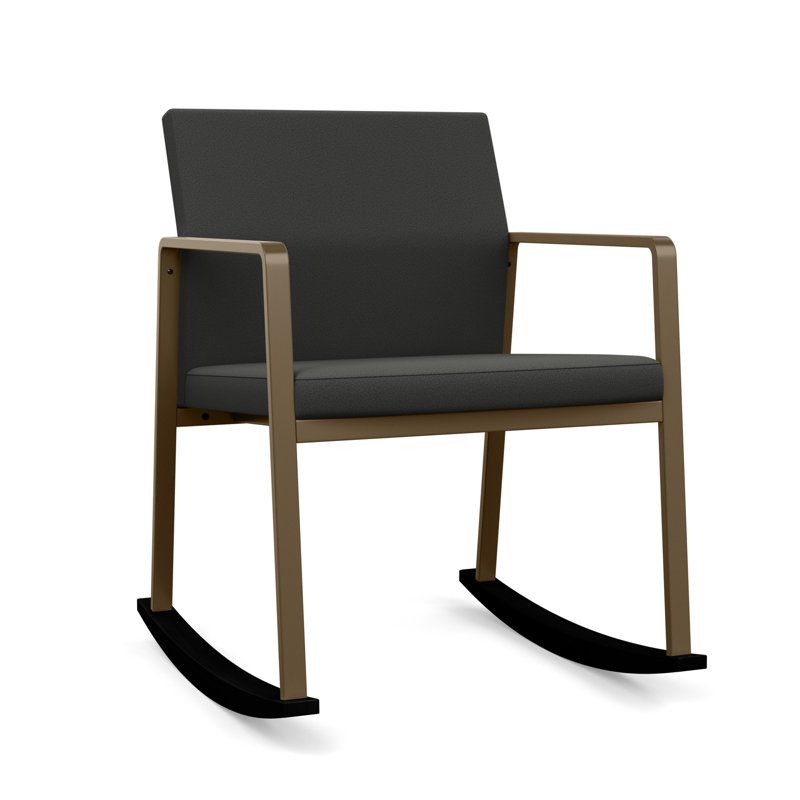 Chaise berçante Gansett, Bronze, Tissu graphite Open House
