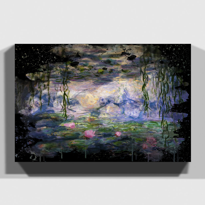 Water Lilies No.6 by Claude Monet - Wrapped Canvas, 35cm H x 50cm W