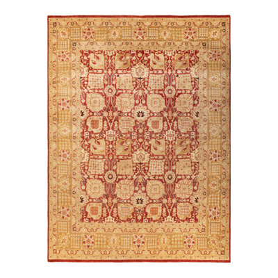 Skylette One-of-a-Kind 8' 10" X 12' 0" New Age Wool Area Rug in Orange