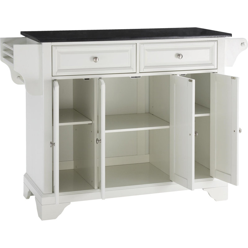Royce 52 " W Kitchen Island, White