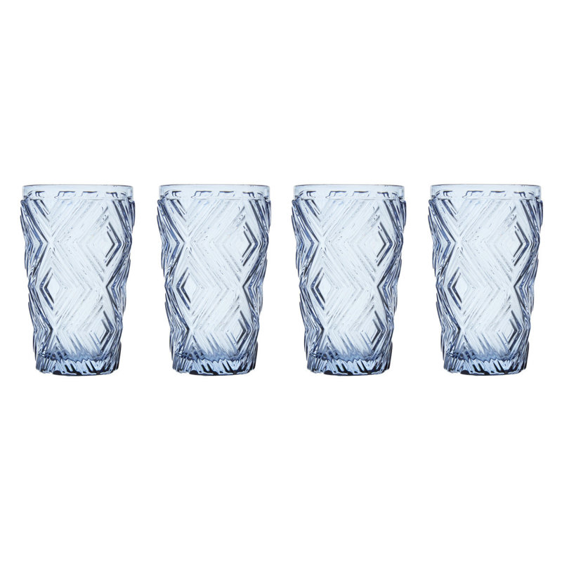 Lim 305ml Highball Glass Set, Blue