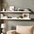 Miami 60" W x 8" D Floating Shelves Set with Invisible Wall Mount Brackets-111448273