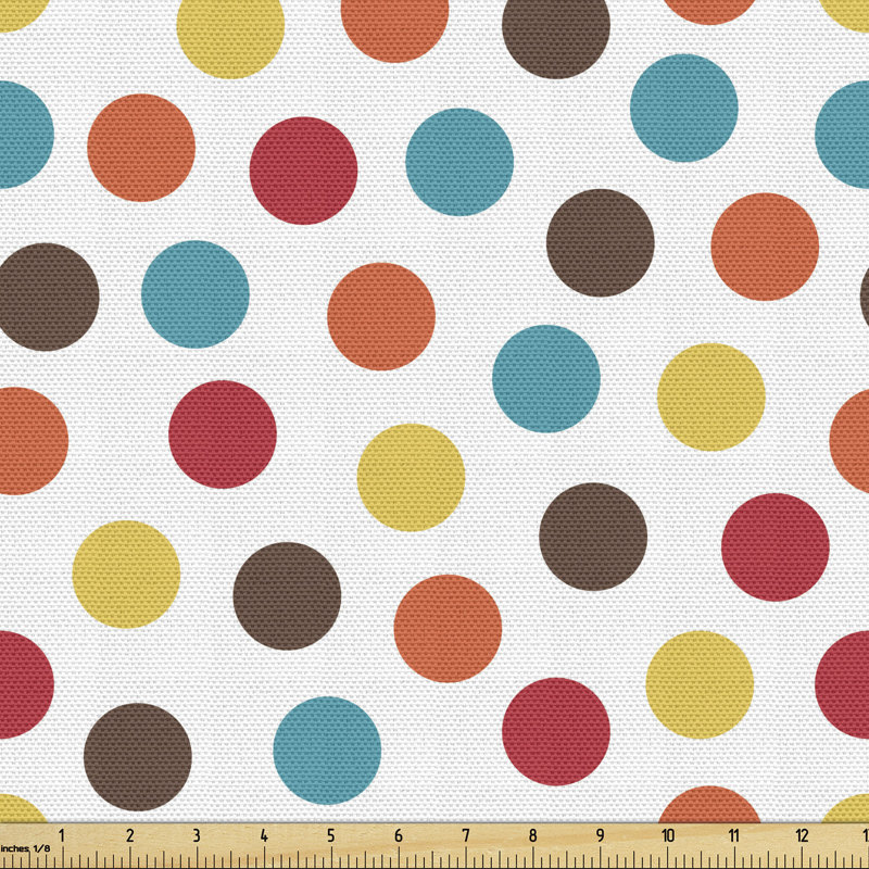 Guddu Colorful Points on a Plain Fabric