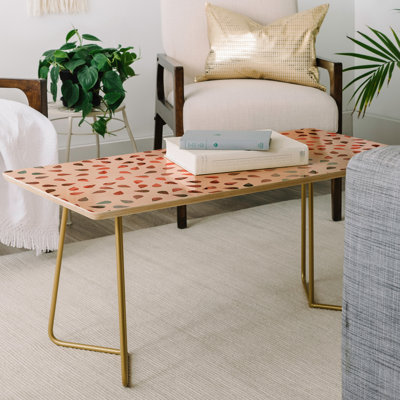 Solid Wood Top Coffee Table