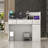 Modern Dual-Color Reception Desk With Storage And Sleek Design