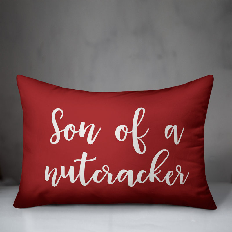  Coussin lombaire Sun of a Nutcracker, Rouge