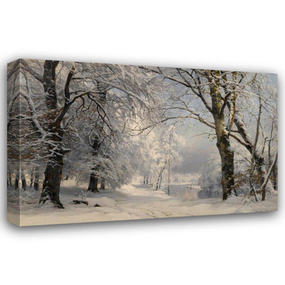 «Forest in Winter» par Anders Andersen-Lundby - Art mural sur toile tendue avec châssis