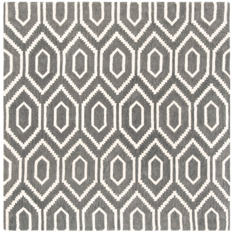 Forsberg Hand Tufted Wool Geometric Rug