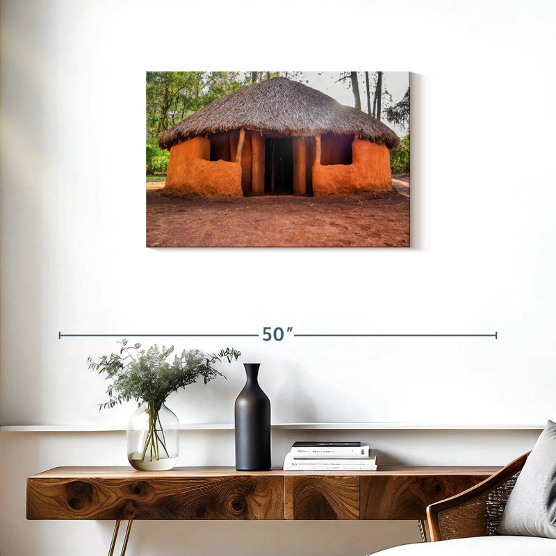 Lilie Kenya Tribal Hut, 20" H x 30" W