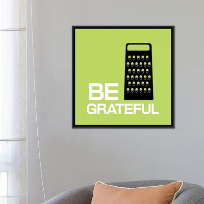 «Kitchen Be Greatful», impression sur toile