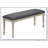 Bench, 48" Rectangular, Upholstered, Wood, Entryway, Dining Room, Kitchen, Antique ,  Fabric,  Solid Wood, Transitional