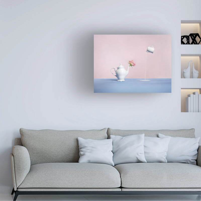 Art conceptuel sur toile, Michael Allmaier, H 14 po x l 19 po