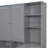Twin Size Wooden Daybed With Three Drawers, And All-In-One Cabinet, Desk And Shelves, Gray-1982975899-1982975893