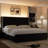 Sturminster Velvet Upholstered Wingback Storage Bed, Wall Wash LED Light Headboard-1878212720-1877972655