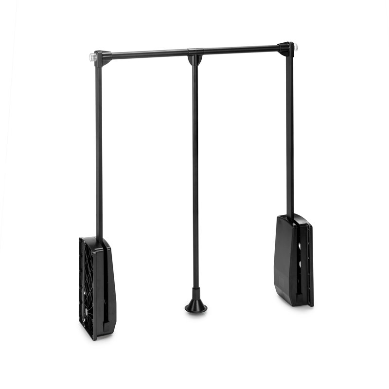 Unoss Wardrobe Rail, 50cm, Titanium