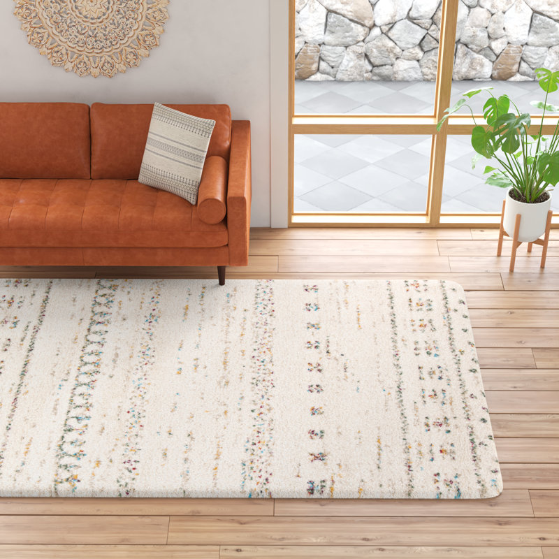 Andalusia Floral Shag Area Rug, Rectangle 160cm  x 230cm