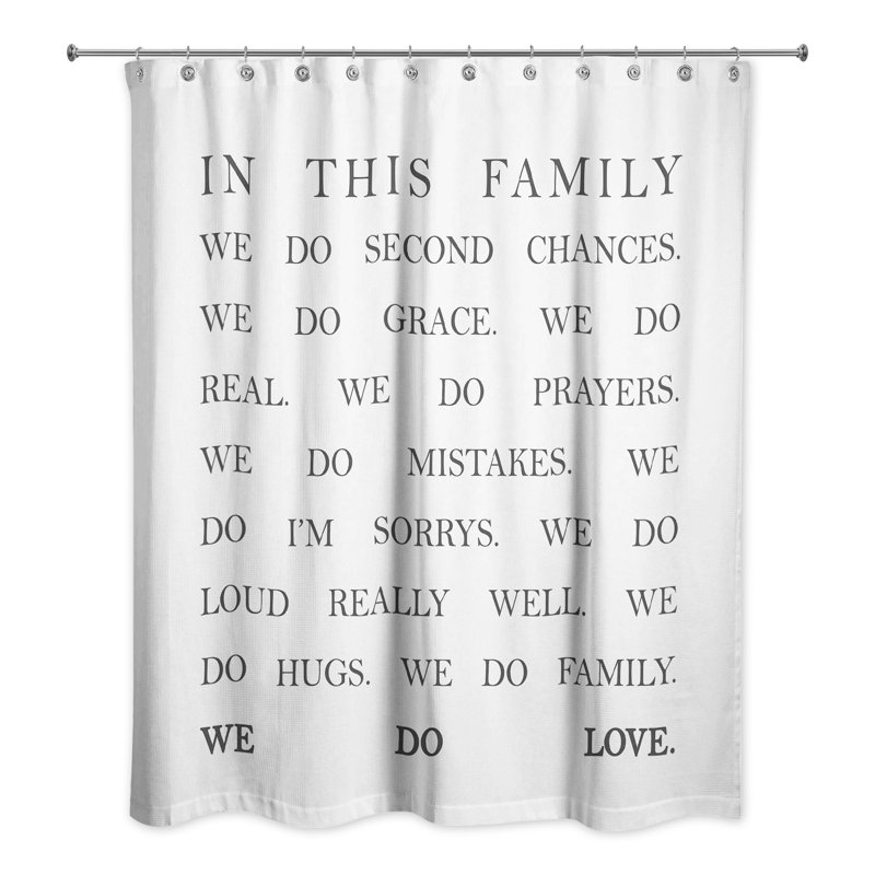 Rideau de douche In This Family