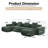 Boneless 6-Seat Modular L Shape Velvet Sectional Boneless Sofa, No Assembly Required with French Edge Piping-52453230