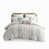 White/Navy Striped selected