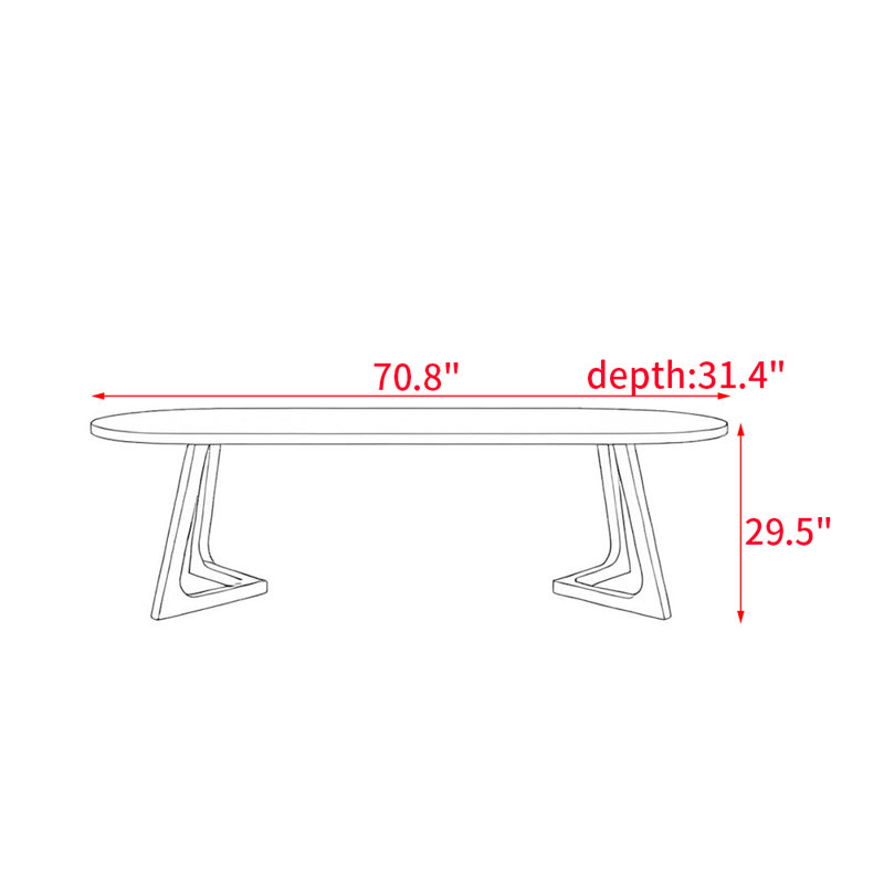 Bollitree, 29.5"H x 70.8"L x 31.4"W