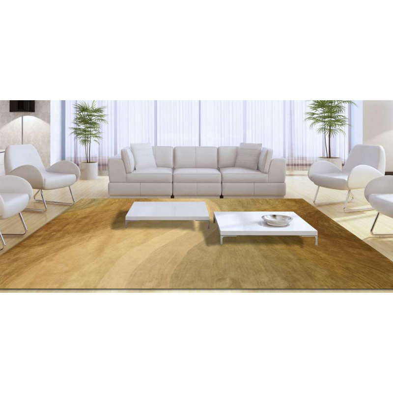 Hand Tufted Wool Area Rug, Round 6'
