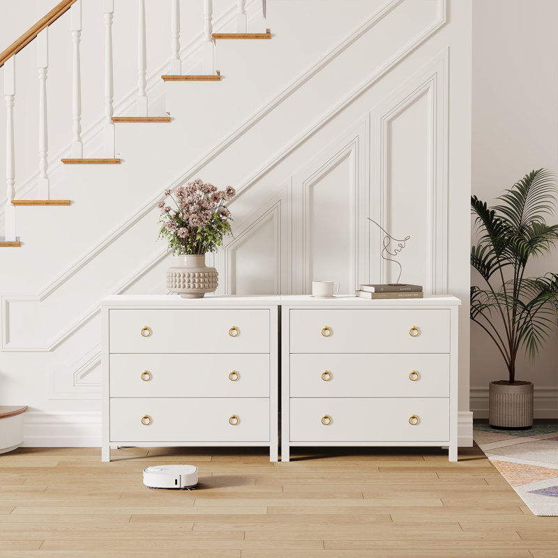 80 cm W Chest of 3 Drawers