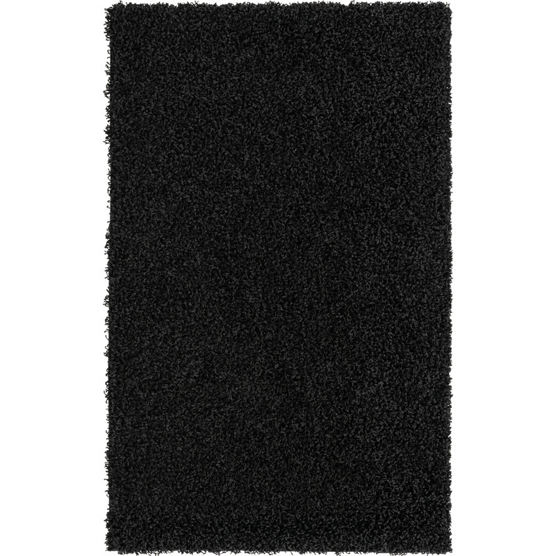 Tapis noir Renesha, Rectangle 3 pi 3 po x 5 pi 3 po