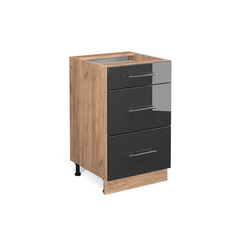 Fame 221 + front GKO_50 x 82 x 51.6, Grey/Brown