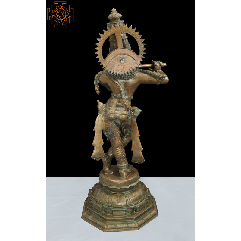 Figurine souriante Tribhanga Murari