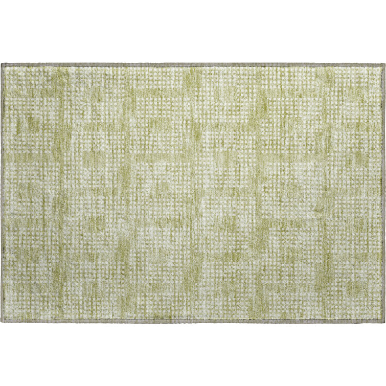 Premium Machine Washable Prisco Aloe Rug