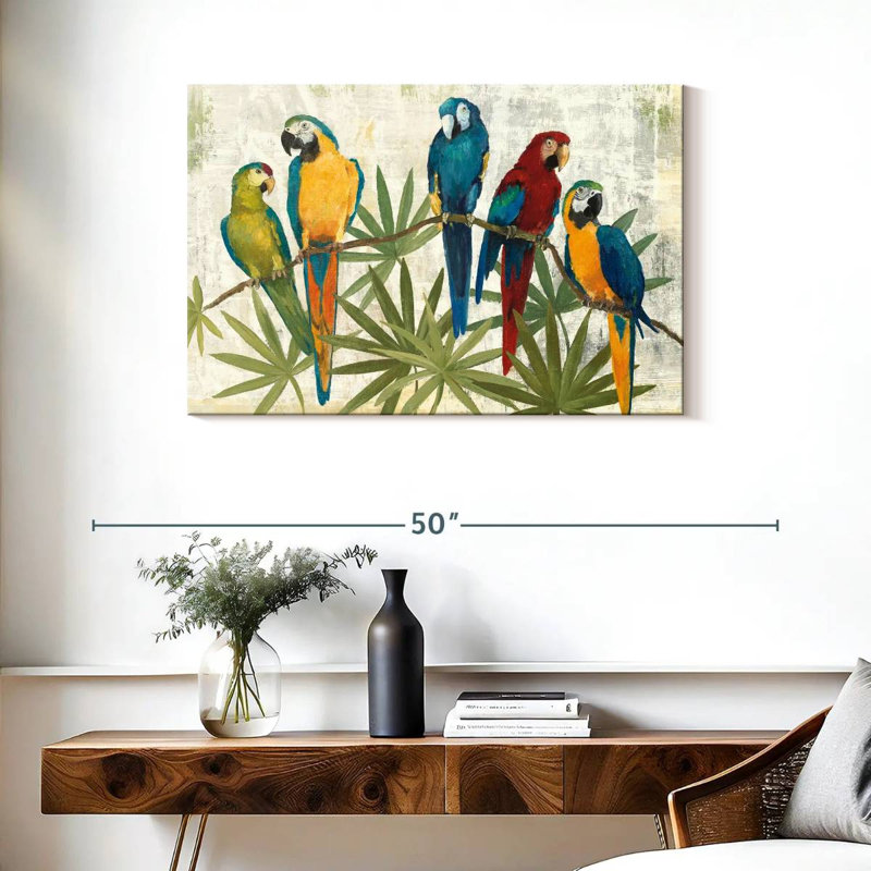 Brampt oiseaux d'une plume, H 24 po x l 36 po