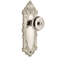 Grandeur Grande Victorian Plate Passage with Bouton Door Knob-1431046720-1431046726