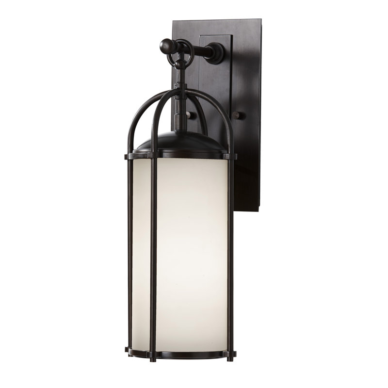 Petite lanterne Dakota de Génération Lighting , H 17 po x l 6,25 po / Espresso