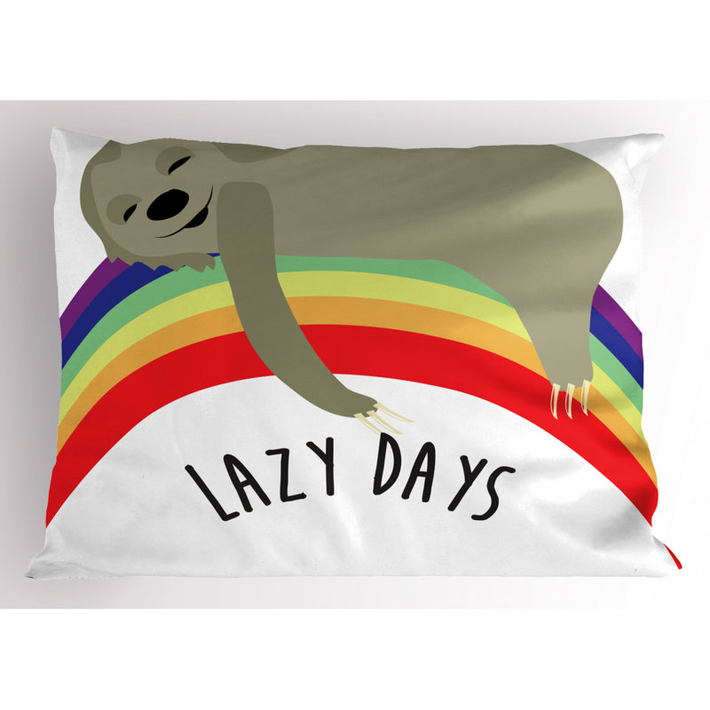 Taie décorative sloth, Simple