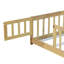 Lit de plancher double en bois d'hévéa-319891975-320233651