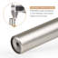 Tringle à rideaux réglable en verre craquelé simple 1 po Eleby-1149872047-1149872045