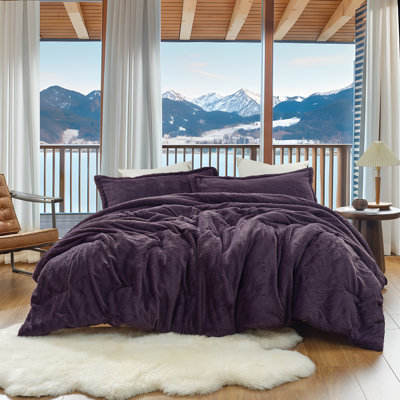 I Am Bed Serious - Coma Inducer® Oversized Queen Comforter Set - Nightshade Purple