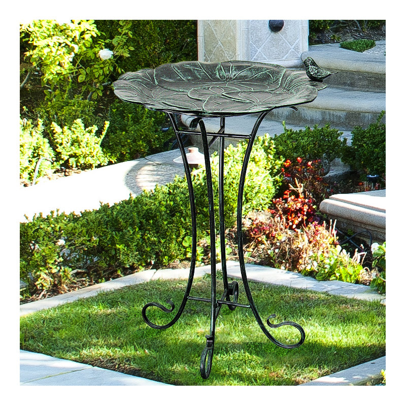 Lily Pad Birdbath
