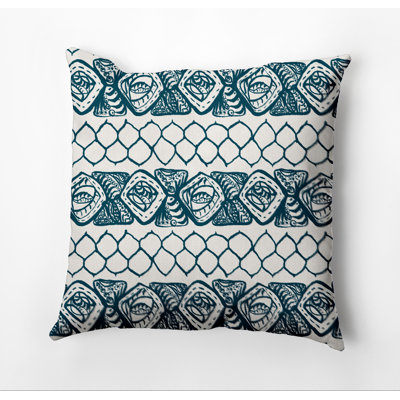 Geometric Outdoor Reversible Throw Pillow