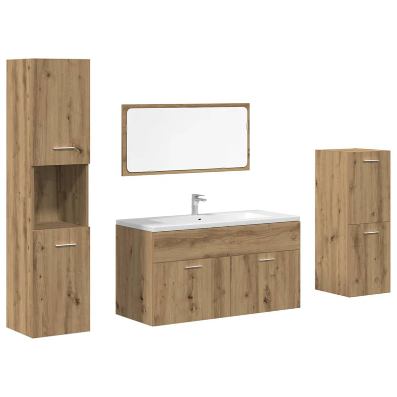 Stepanas Bathroom Suite, Old Wood