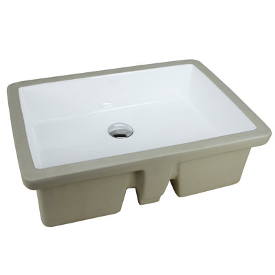 Lavabo de salle de bain en céramique 22 po