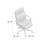 Hugh Mid-Back Manager Chair With Rolling Base, Black Crepe Fabric