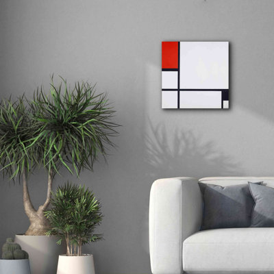 «Estis Composition No. I, with Red and Black», 1929 sur toile par Piet Mondrian
